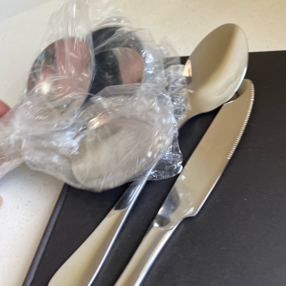 10 pieces large silver spoon forks and knifes set new - Picture 8 of 8